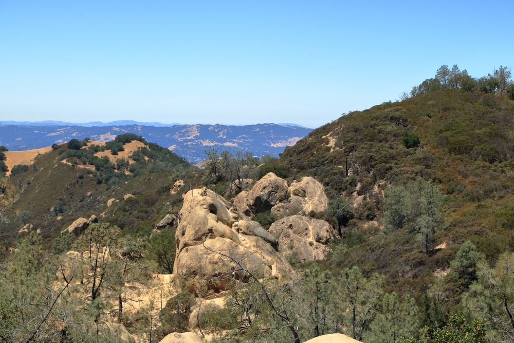 View of the caves at Rock City Park