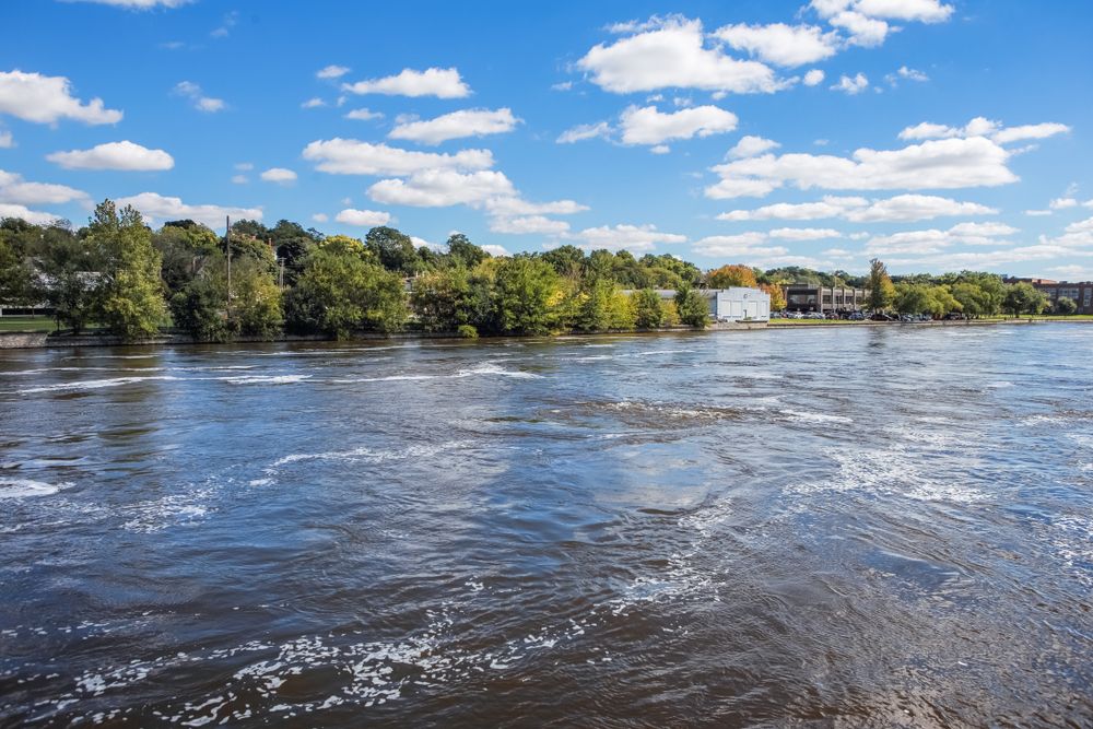 The waters of Rock River