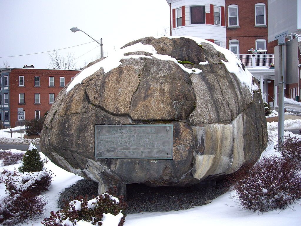 View of Rollstone Boulder