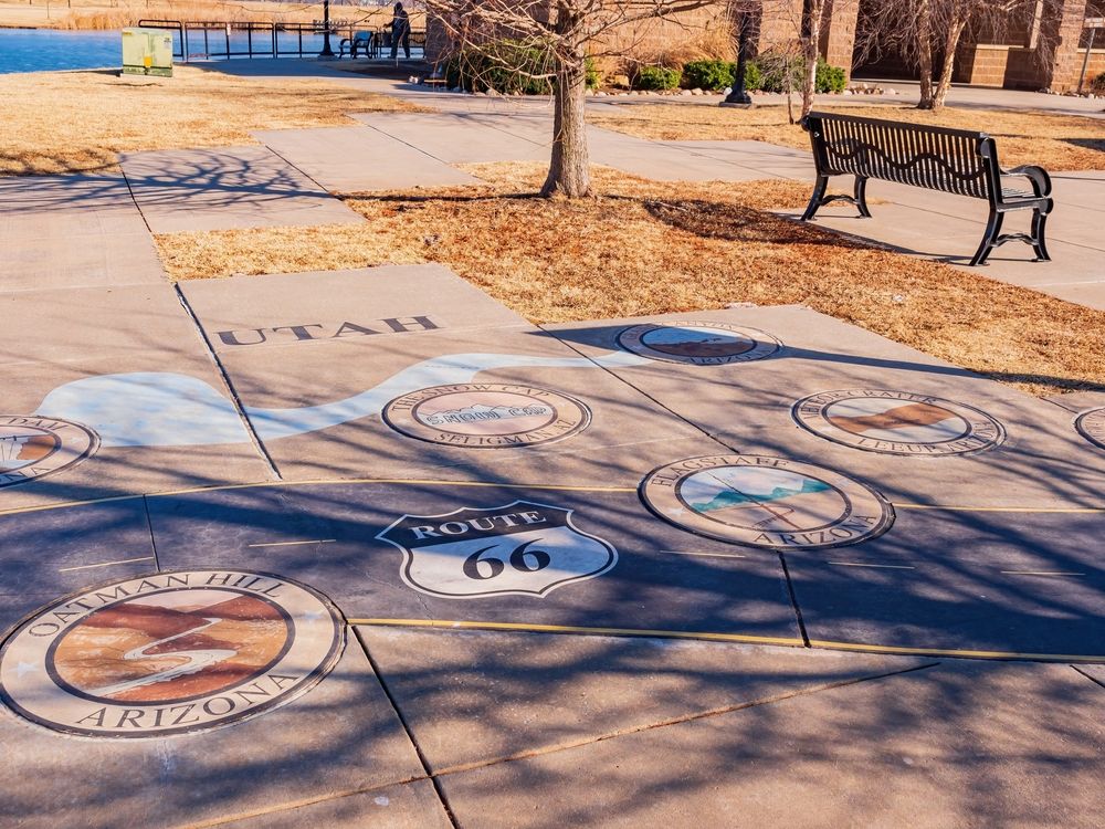 View of Route 66 Park
