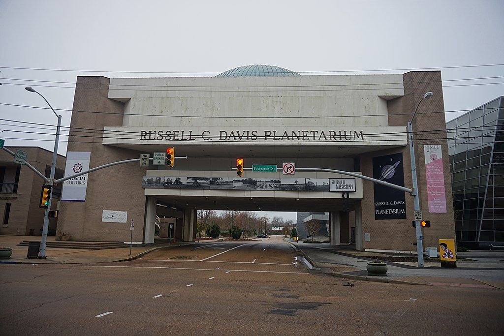 Entryway to Russell C. Davis Planetarium