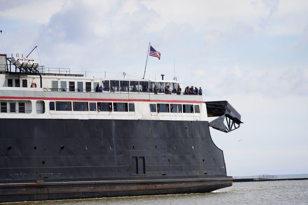 Tourist enjoying their ride in S.S. Badger