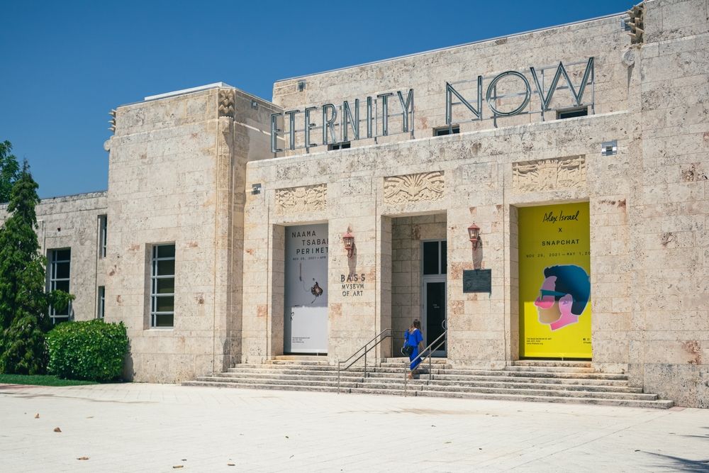 Exterior of Bass Museum of Art
