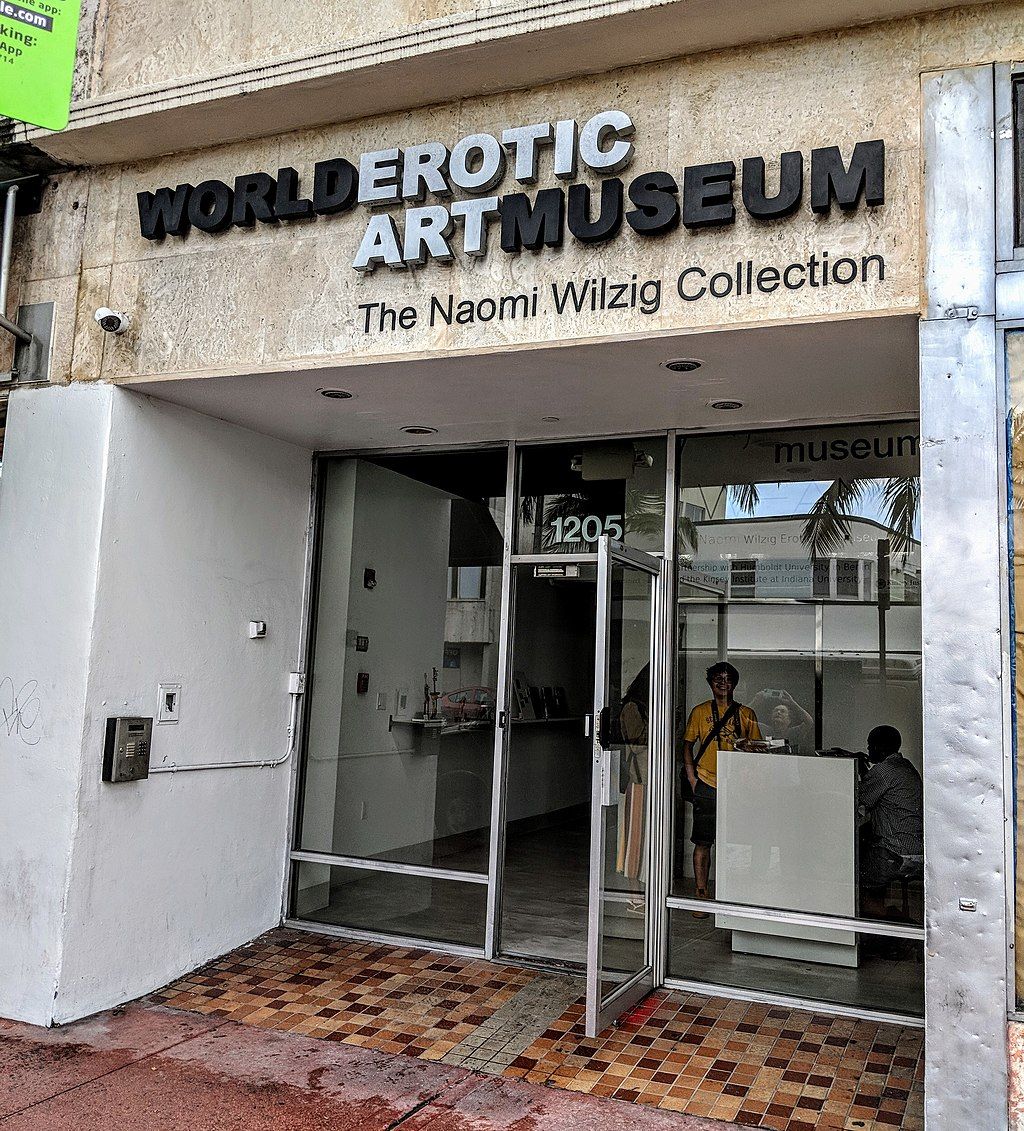 Entrance doors of World Erotic Art Museum