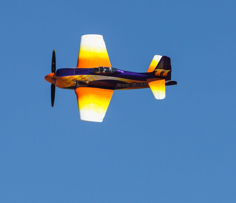 Colorful aircraft flying high in STIHL National Championship Air Races