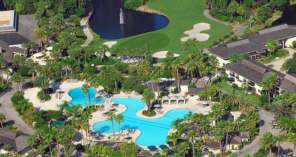 Aerial View of Saddlebrook Resort