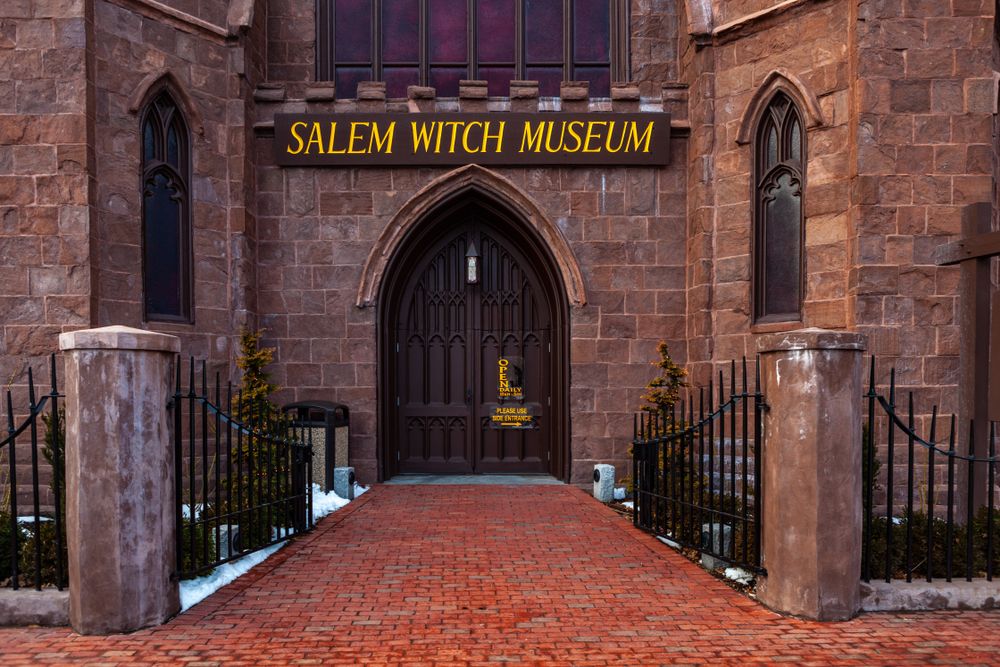 Entrance to Salem Witch Museum