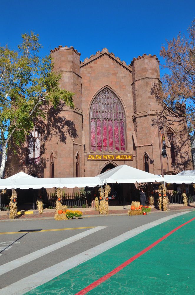 Facade of Salem Witch Museum