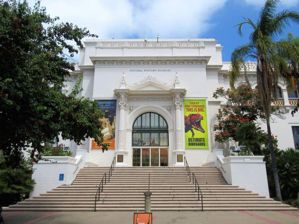 Front view of San Diego National History Museum