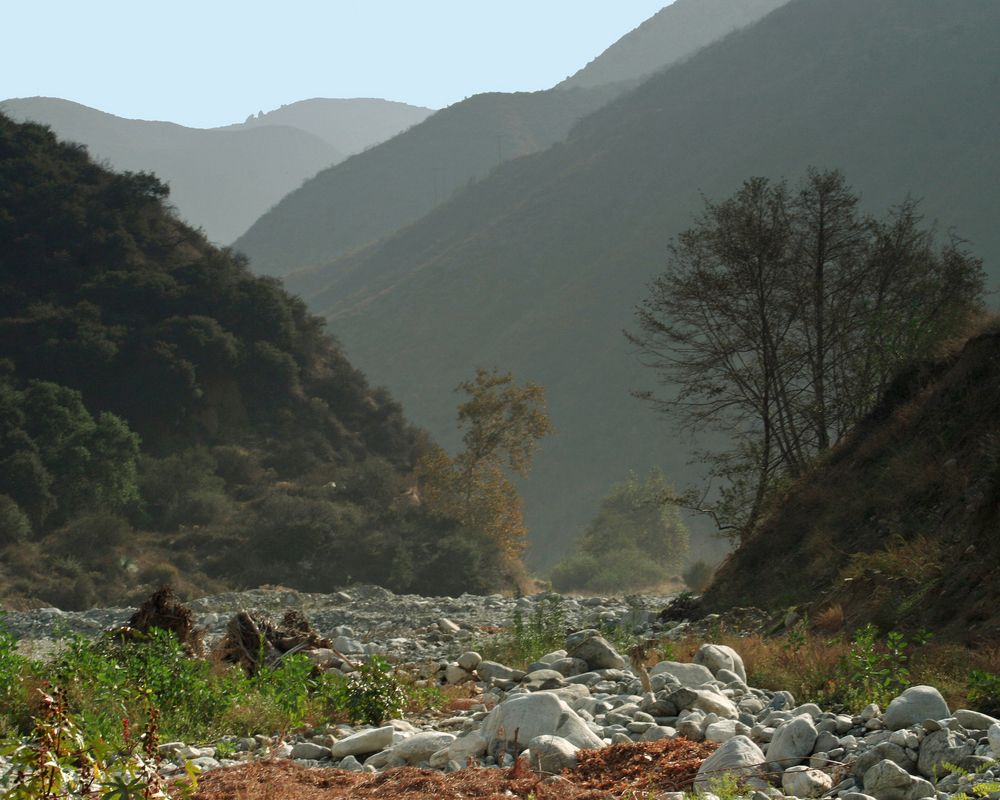 Beautiful view of the San Gabriel Canyon
