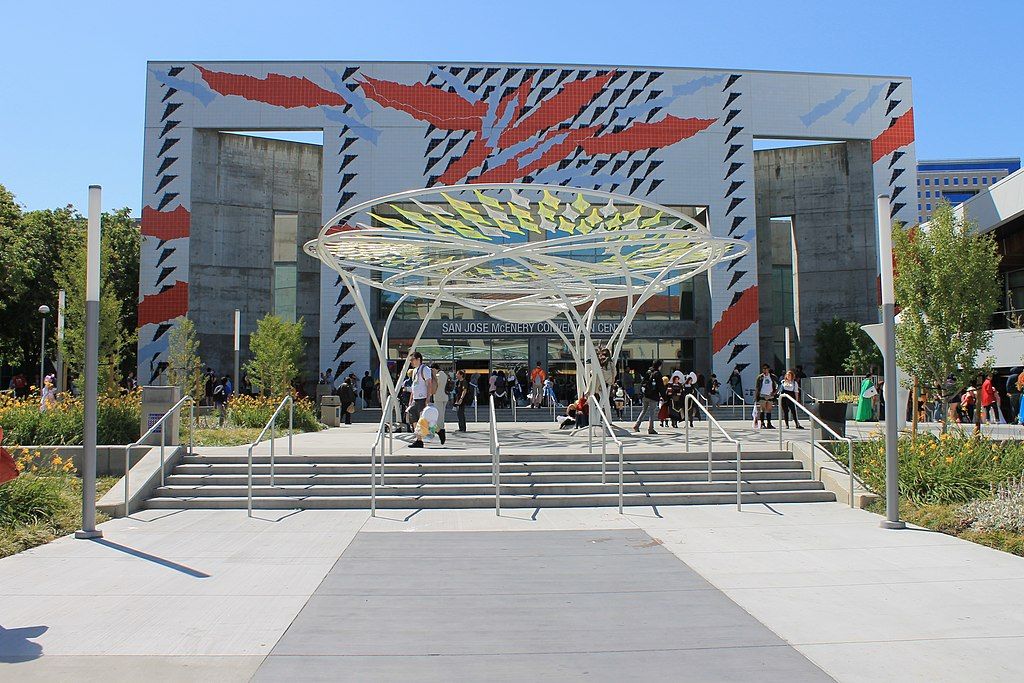 Exterior view of San Jose McEnery Convention Center