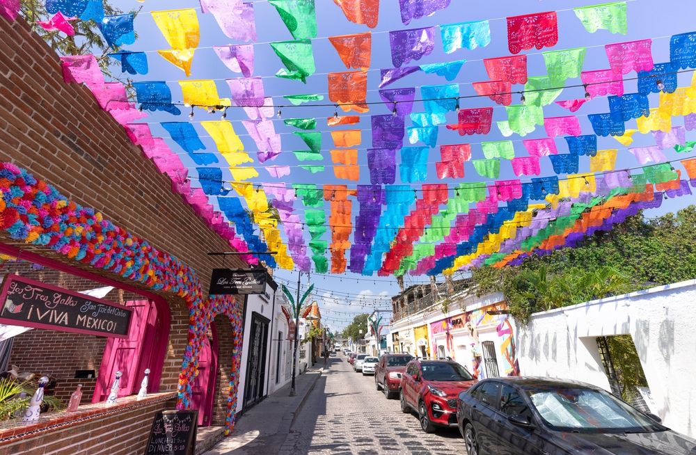 Colorful streets of San Jose del Cabo