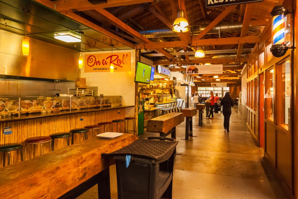 Interior view of San Pedro Square Market