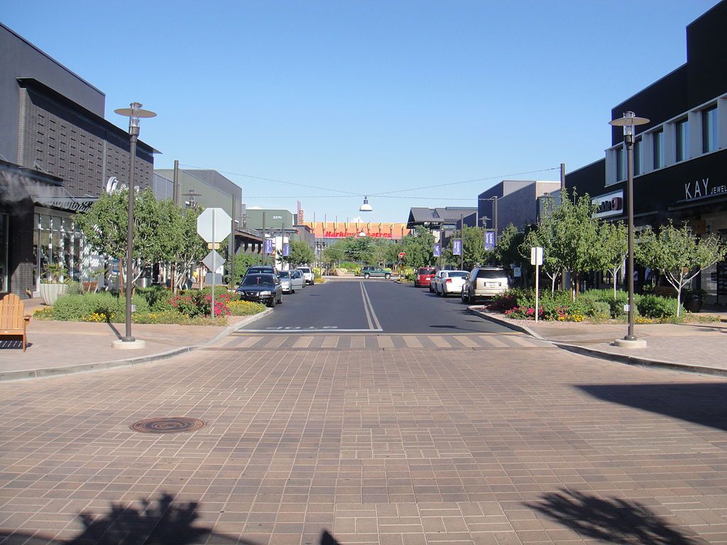 A trail at SanTan Village