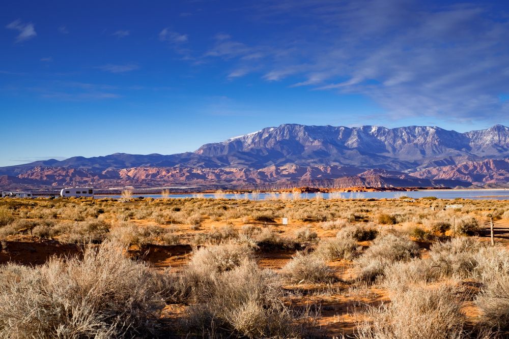 Landscape of Sand Hollow State Park