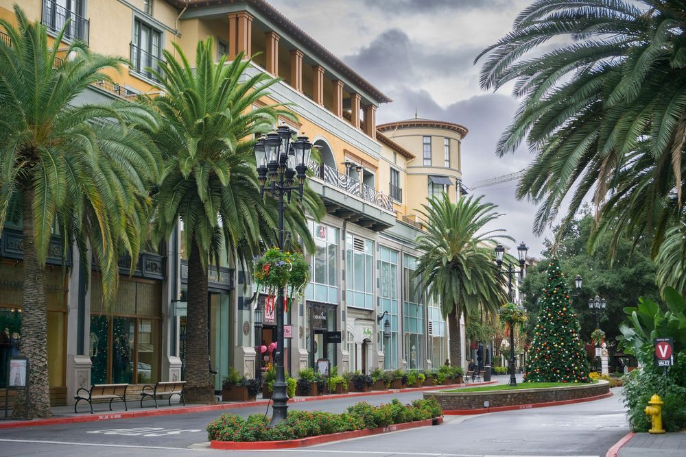 Scenic view of Santana Row