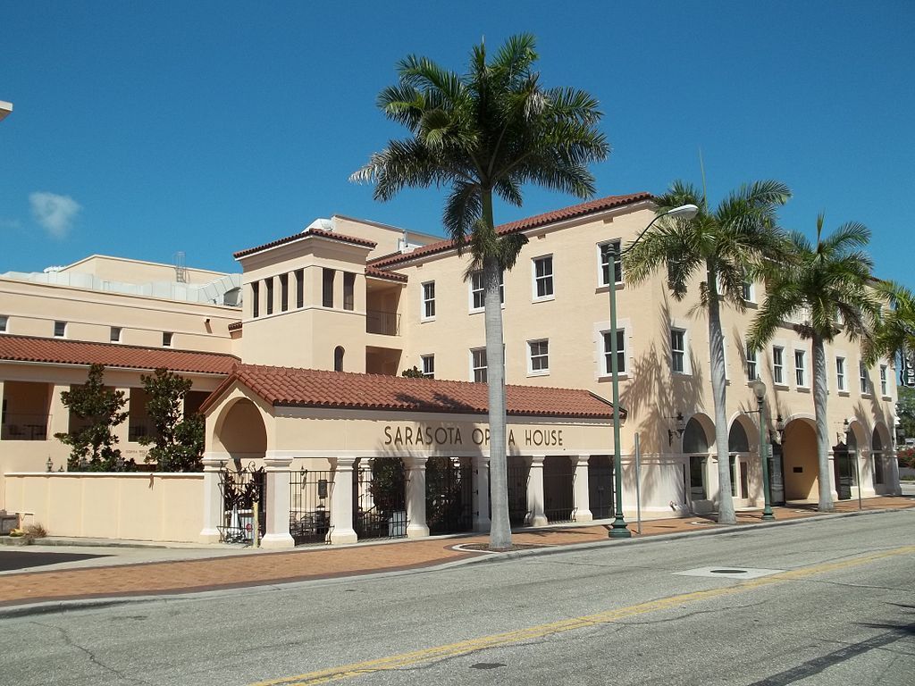Exterior of Sarasota Opera House