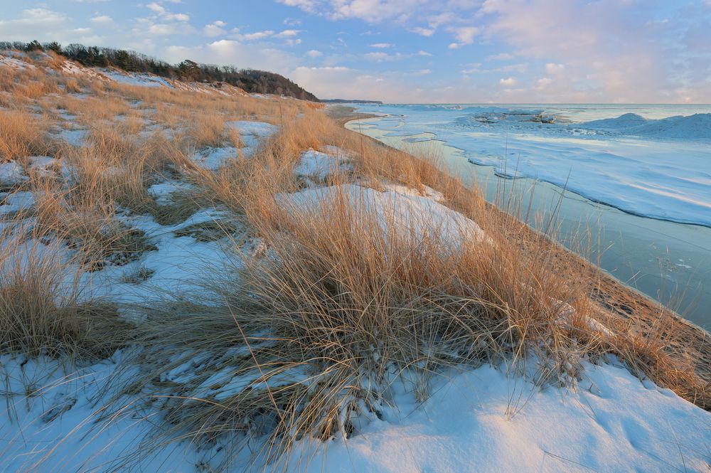 Scenic view of Saugatuck Dune