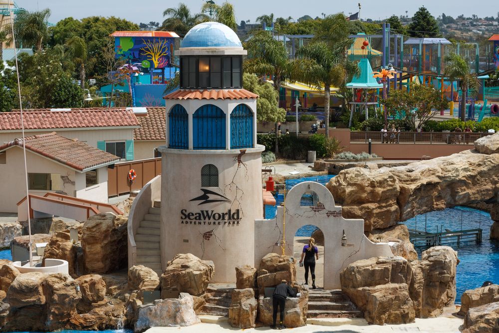 Top view of SeaWorld San Diego