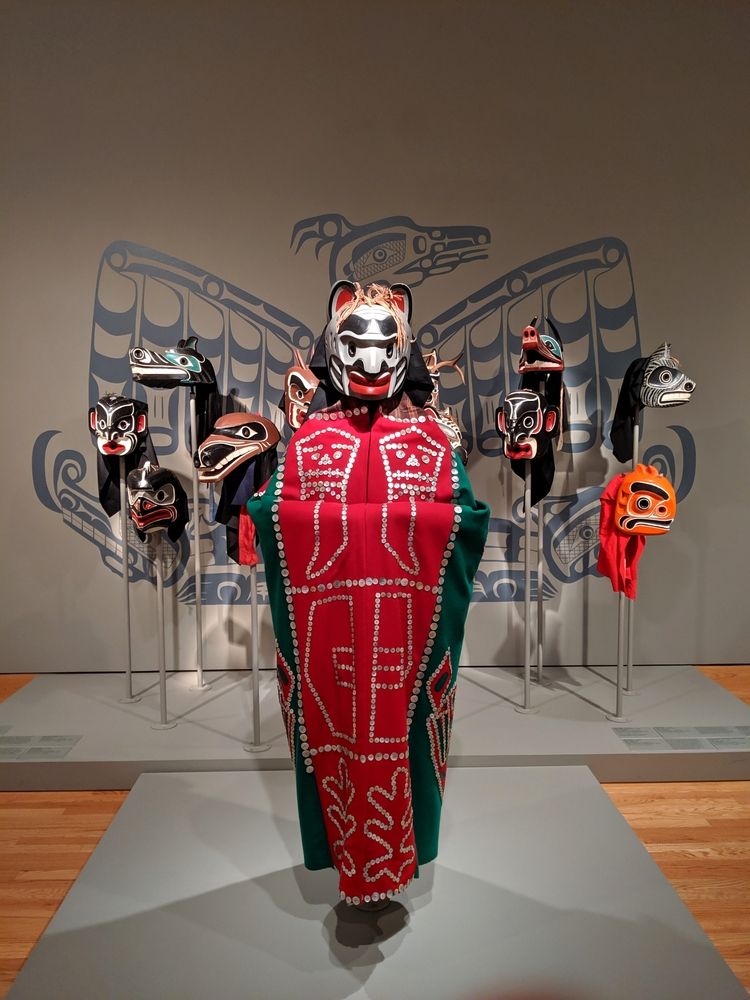 Art display at Seattle Art Museum