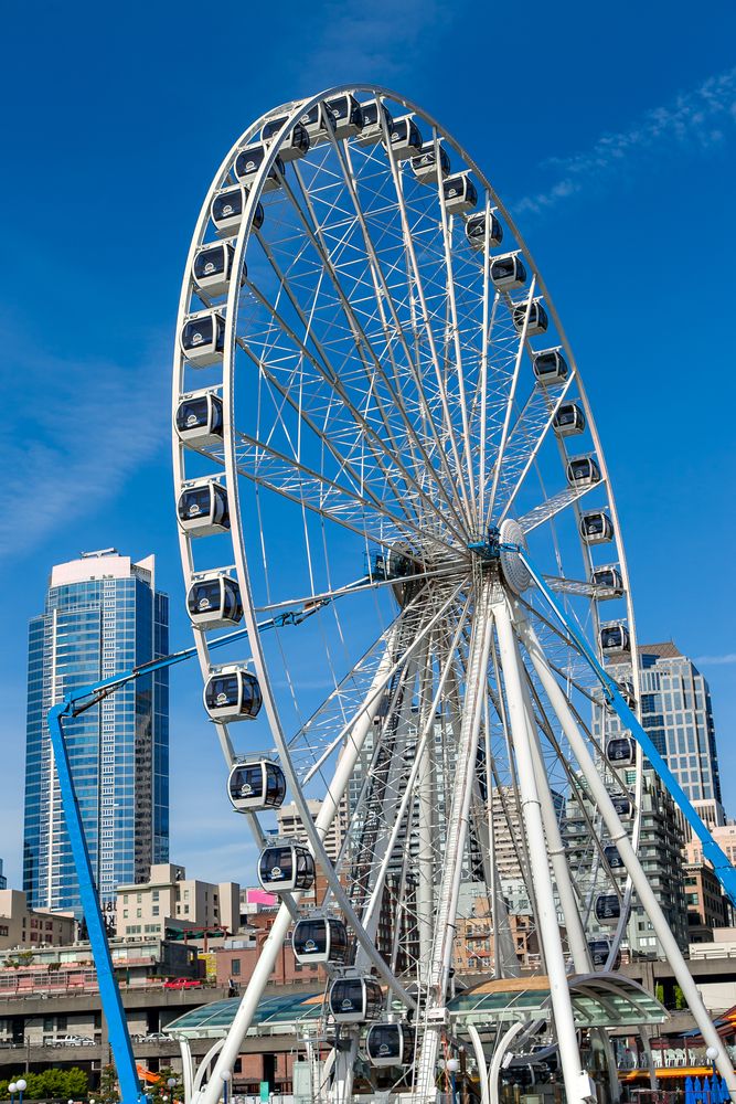 View of the Seattle Great Wheel