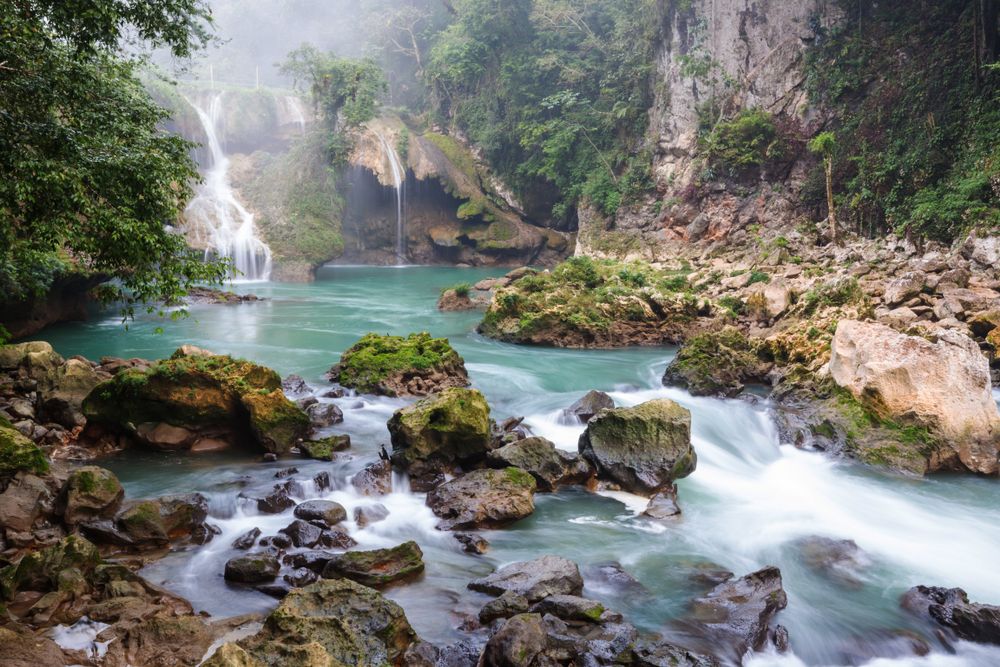 The waters of Semuc Champey