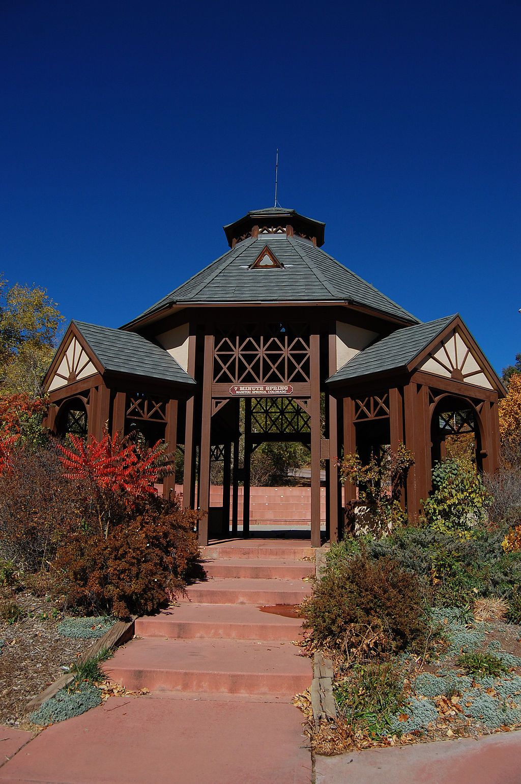 Exterior of Seven Minute Mineral Spring