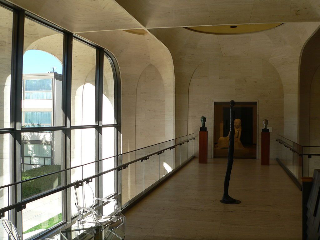 Interior of Sheldon Museum of Art