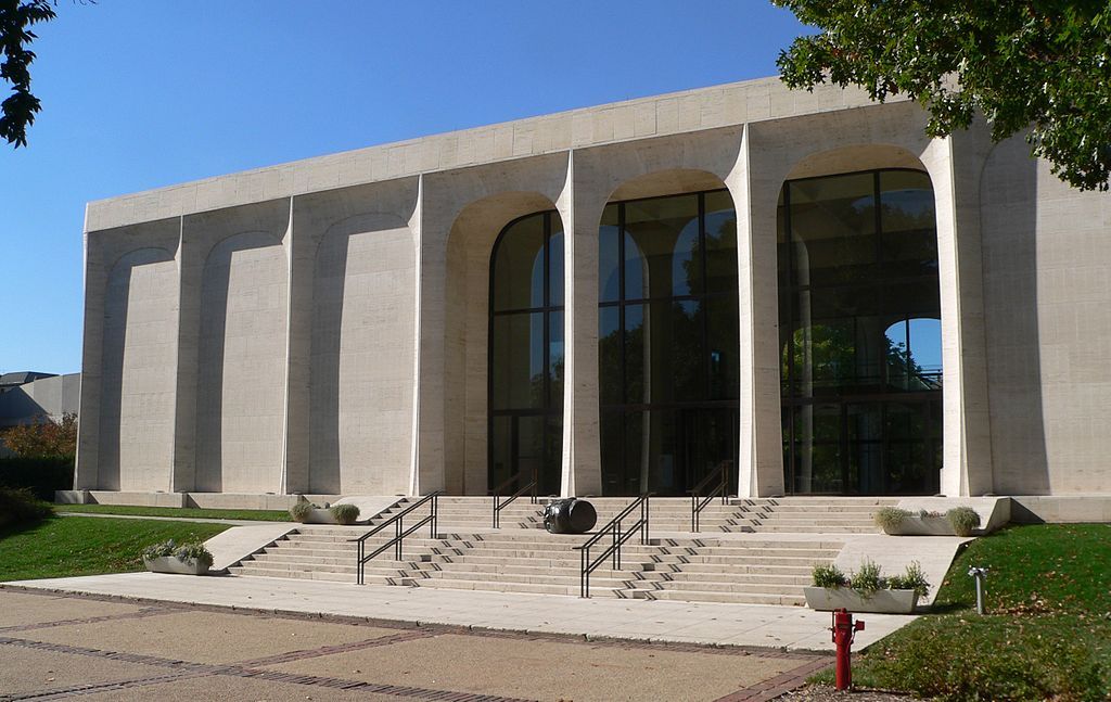 Exterior view of Sheldon Museum of Art