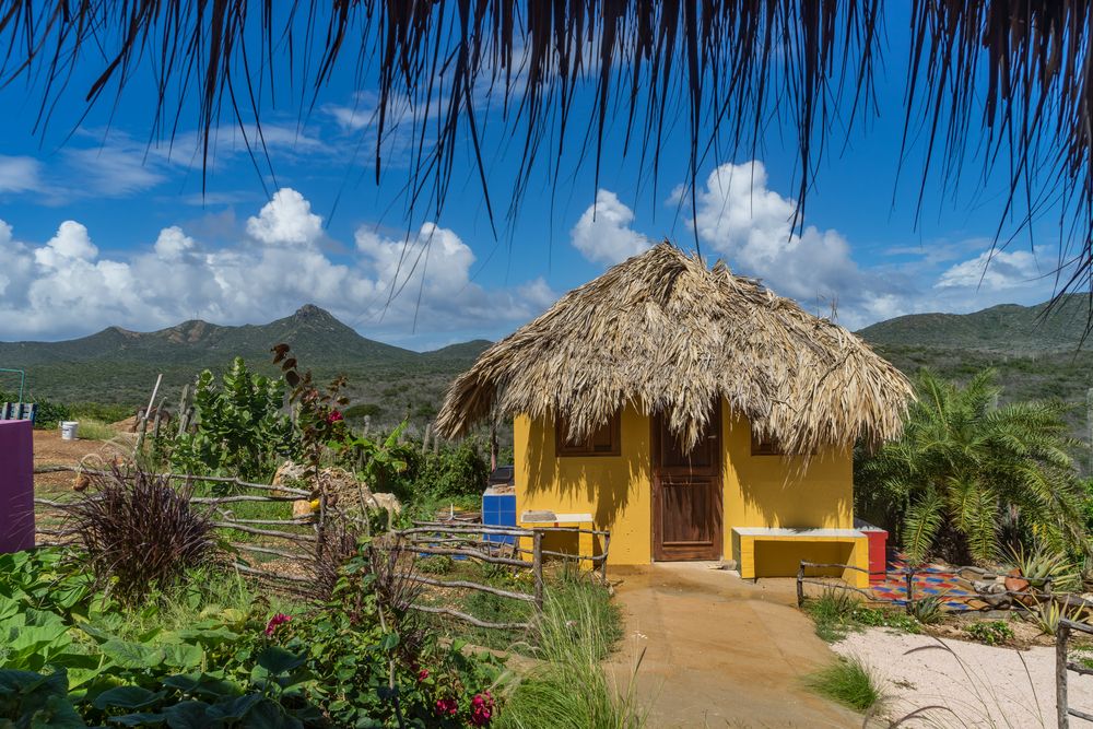 Kutcha house at Shelterrock Paradise