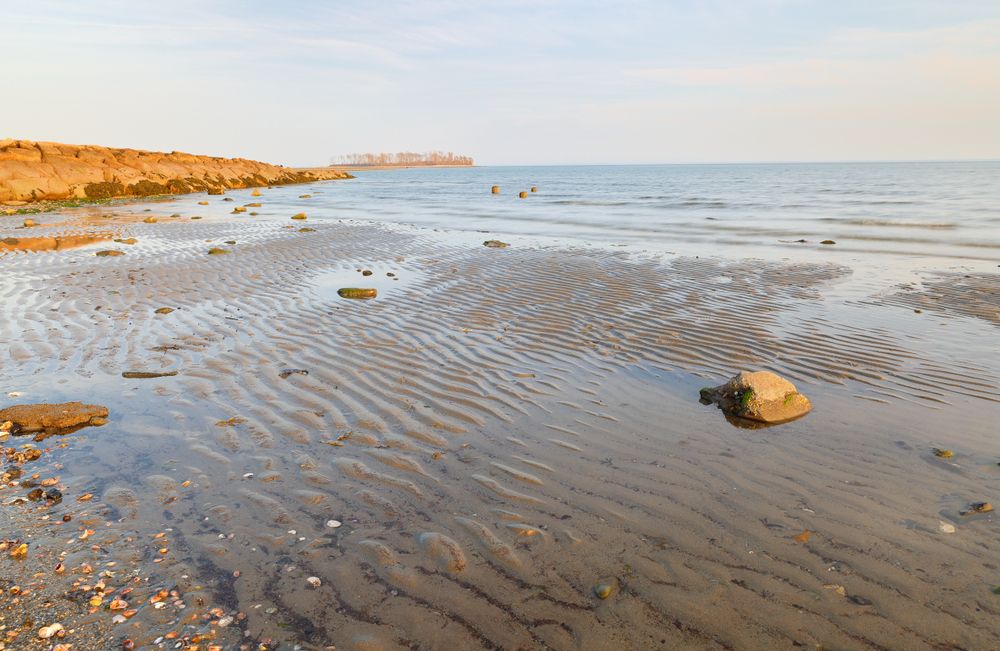 Silver Sands State Park at Milford, Connecticut