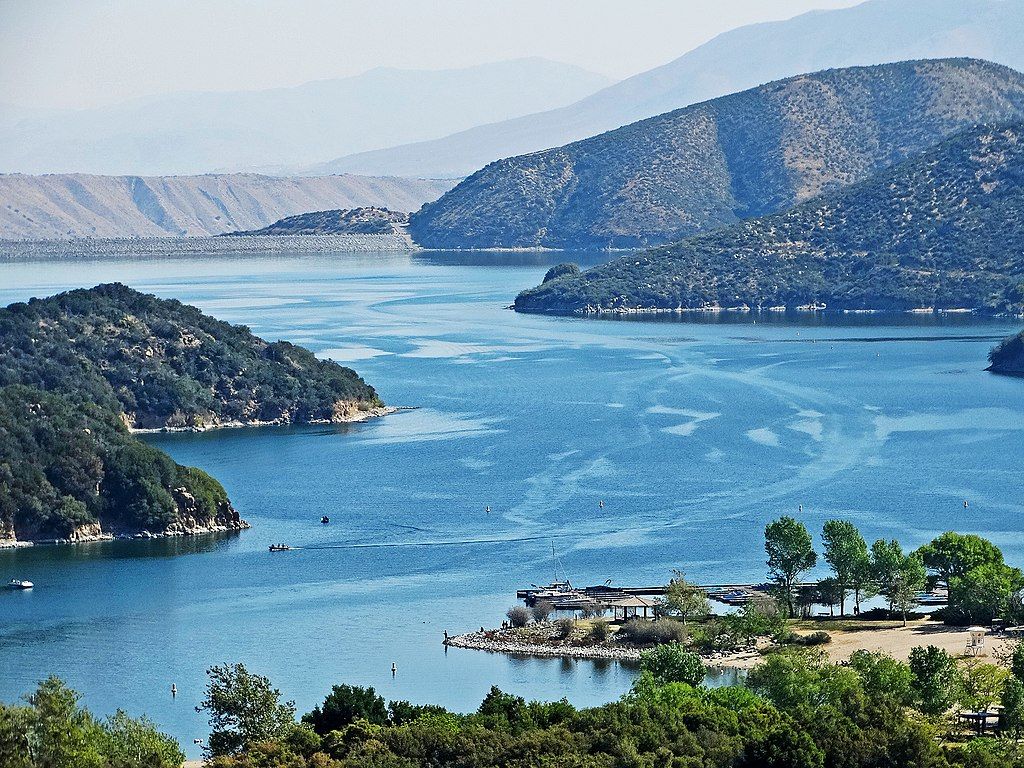 Scenic View of Silverwood Lake at Hesperia, California