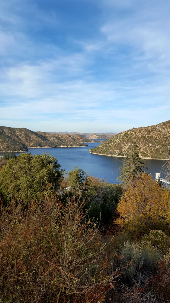 Aerial view of Silverwood Lake State Recreation Area