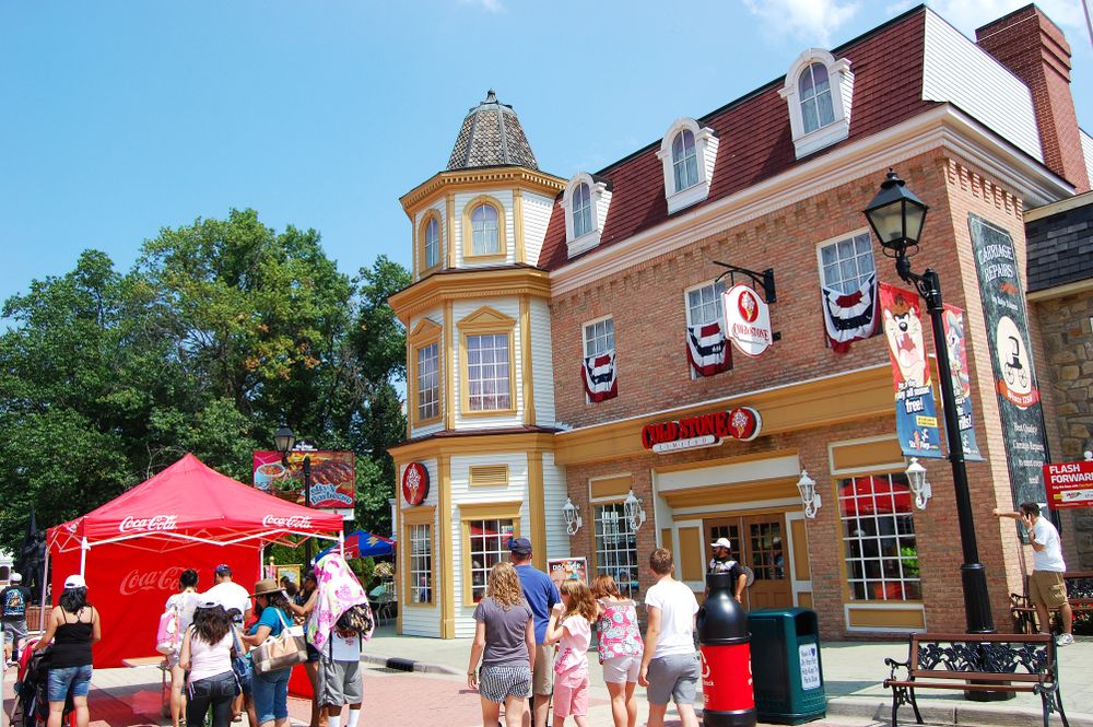 View of Six Flags America