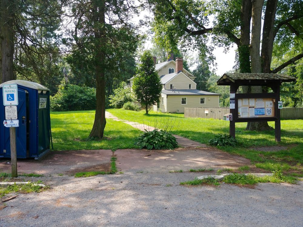 The grounds of Six Mile Run Reservoir Site