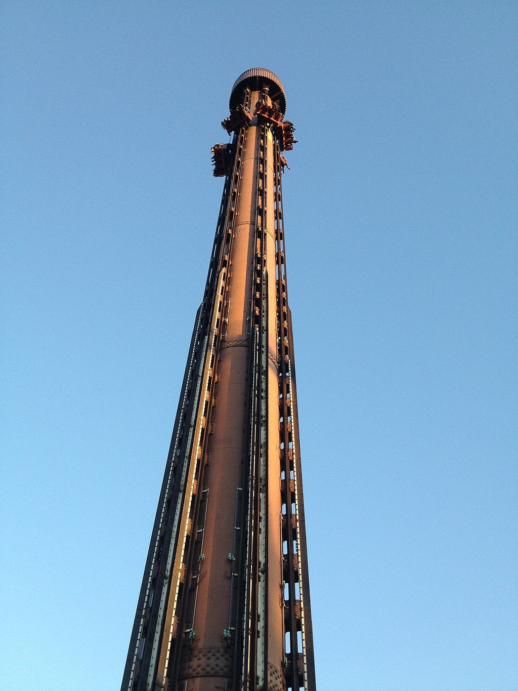 View of Rides at Six Flags Great America