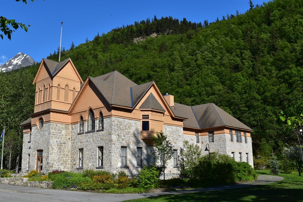 Exterior of the Skagway Museum and Archives