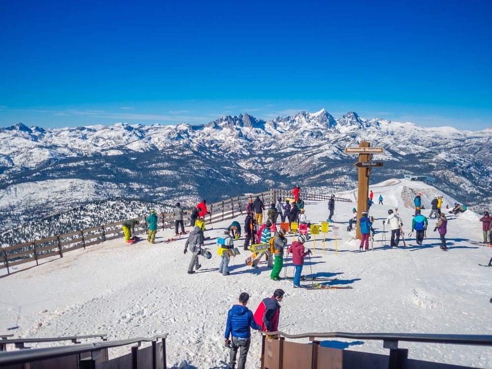 Skiing in Mammoth