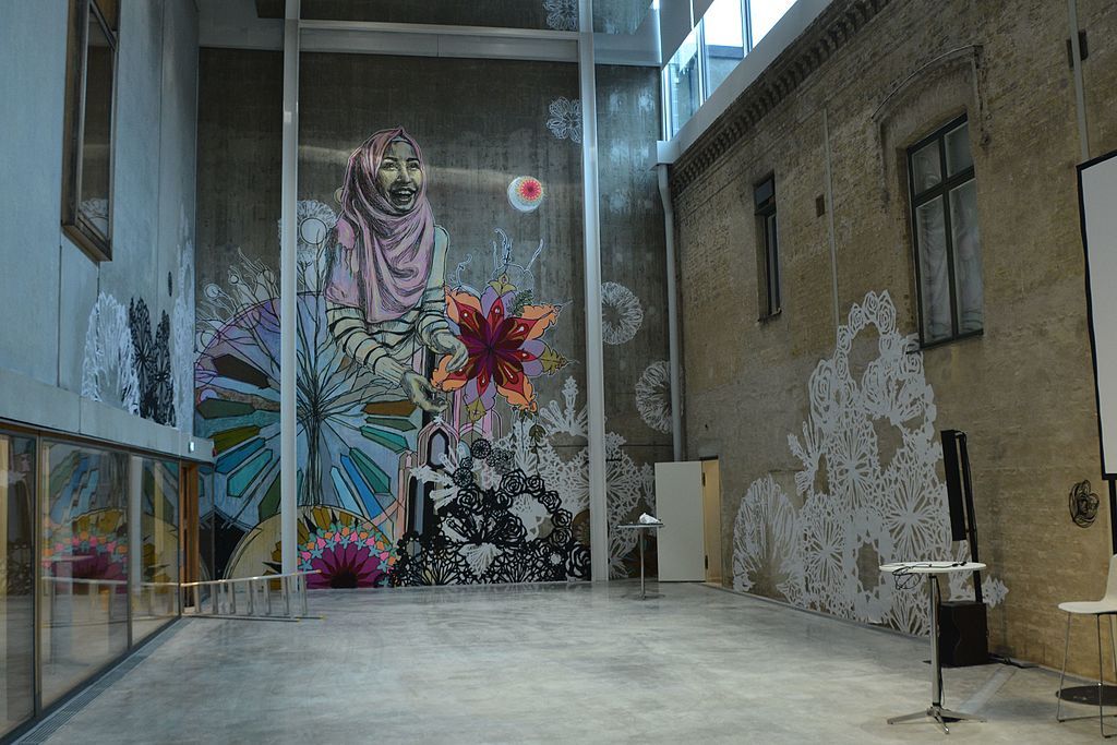 Wall art in Skissernas Museum