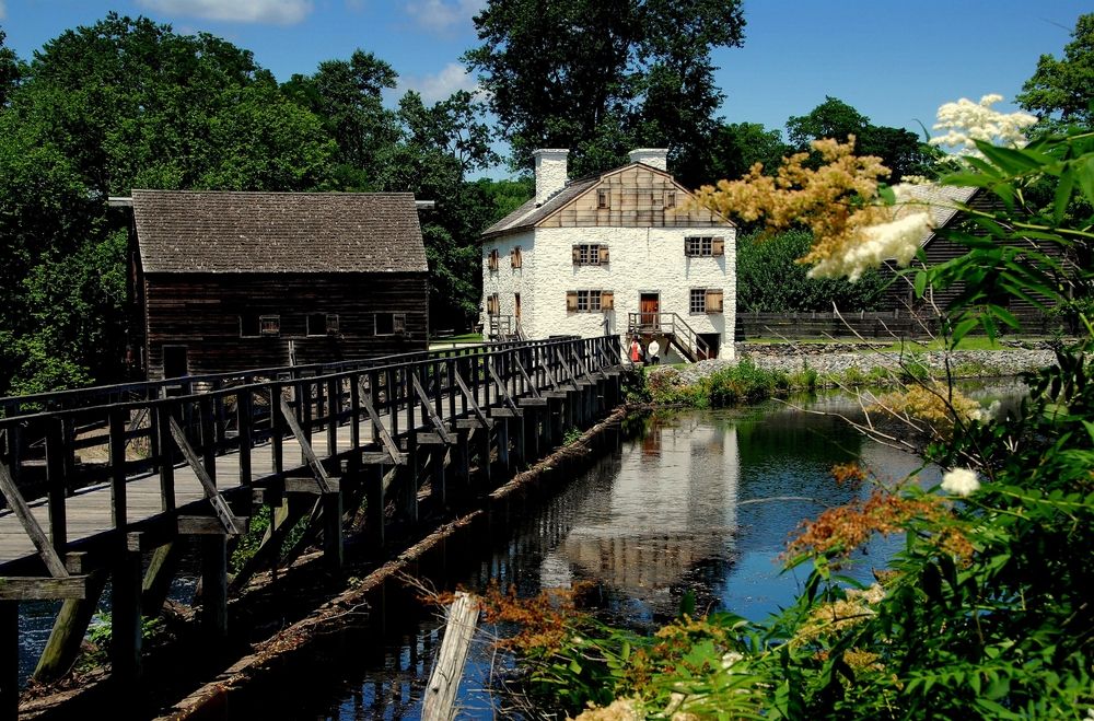 A wooden bridge at Sleepy Hollow