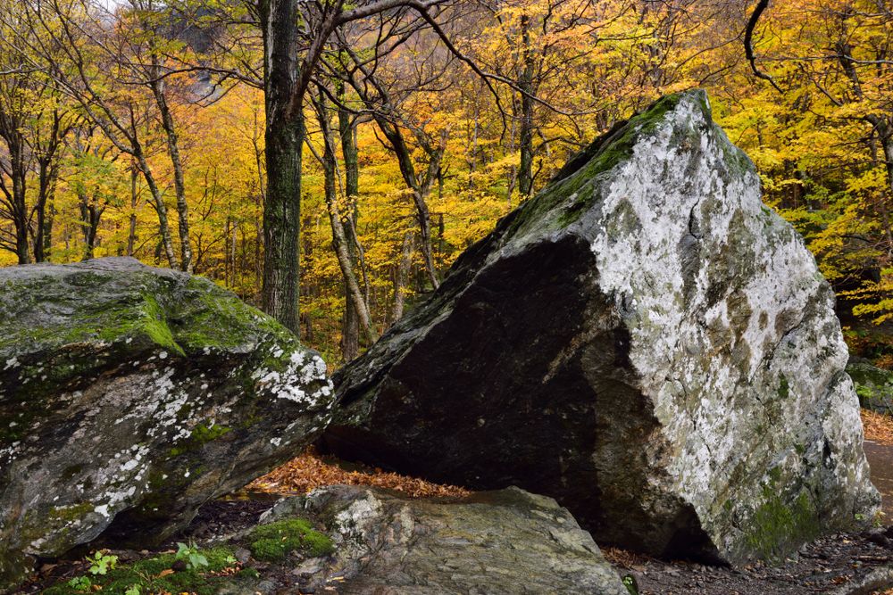 Boulders at Smugglers' Notch State Park