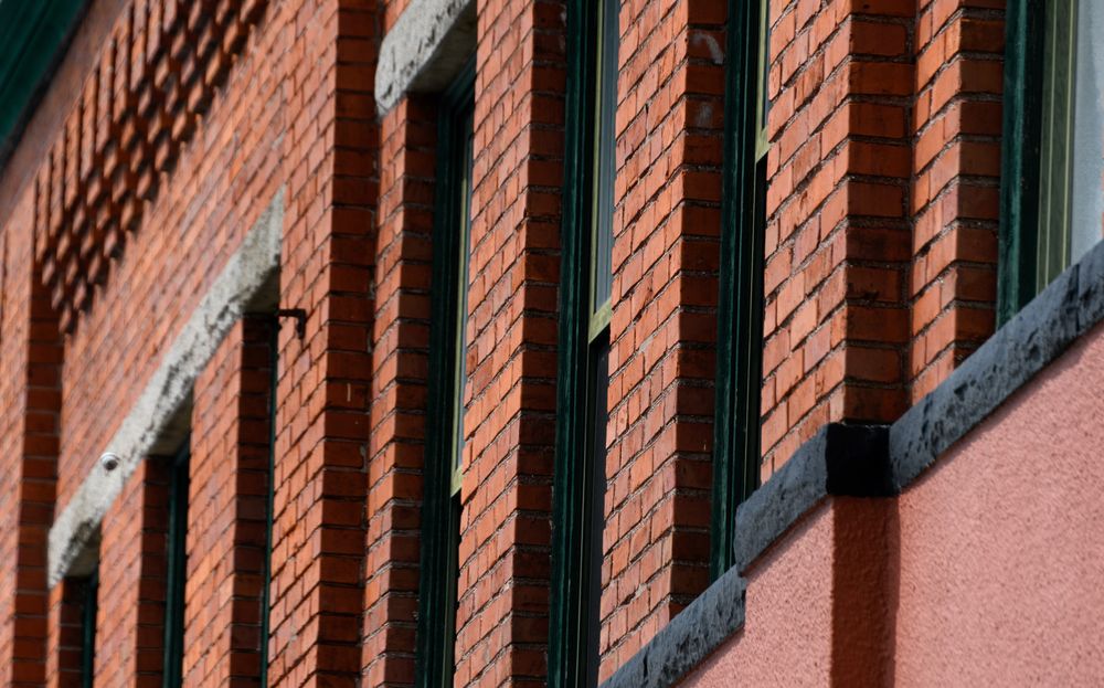 Details of the old brick building at Snohomish District