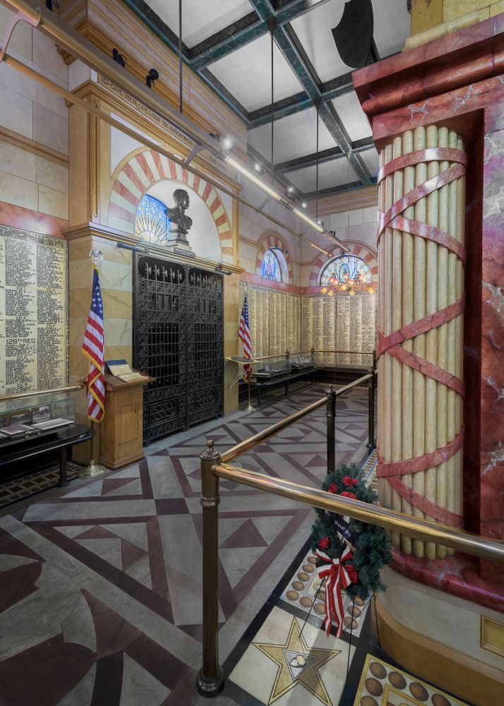 Interior view of Soldiers & Sailors Monument
