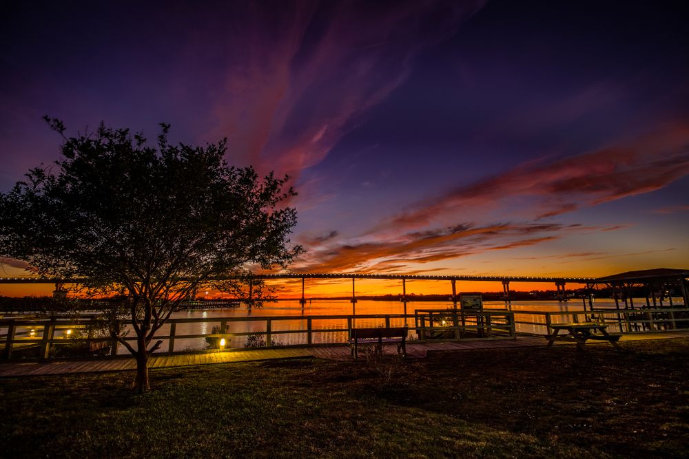 Scenic view of Soundside Park