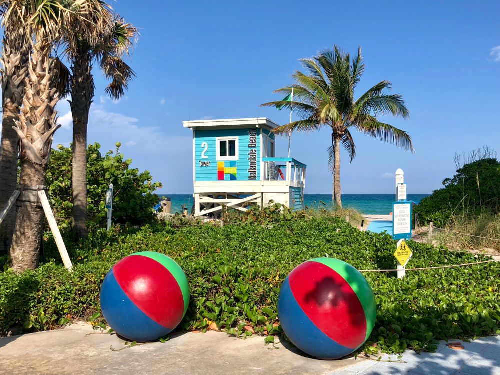 The grounds of South City Beach Park