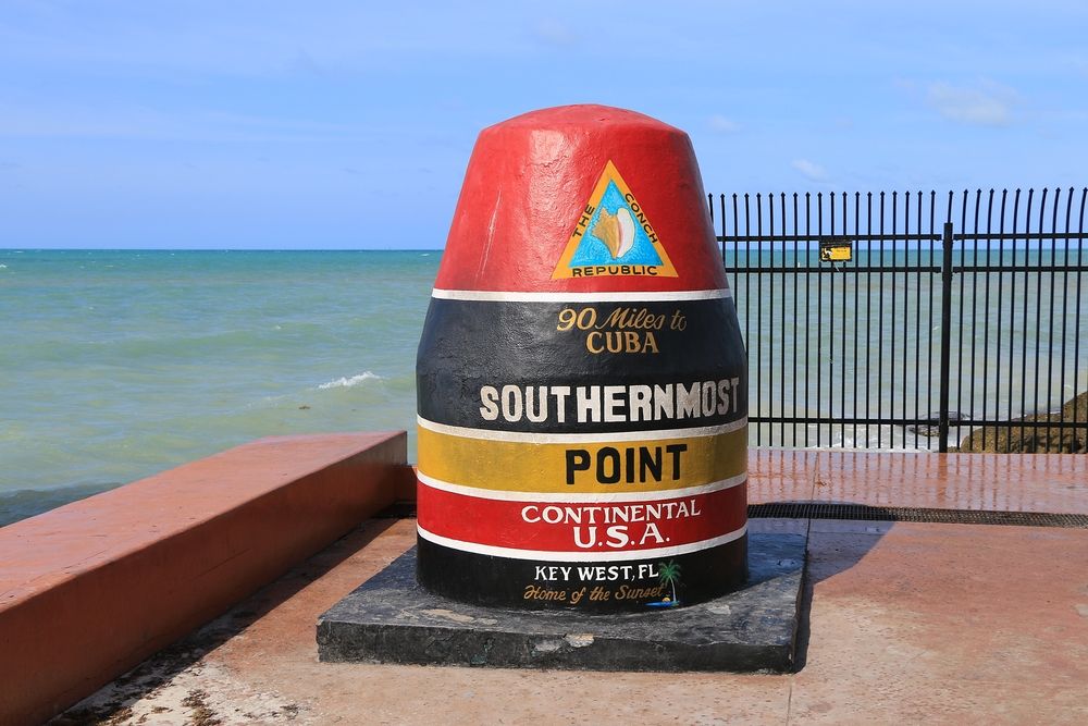 View of Southernmost Point of the Continental U.S.A.