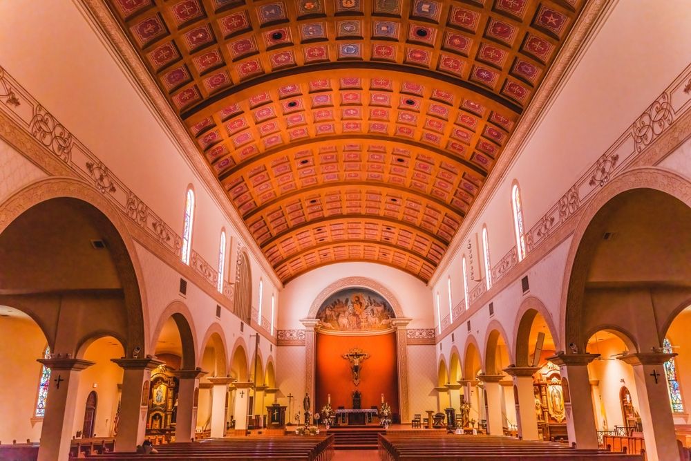 Interior view of the St. Augustine Cathedral