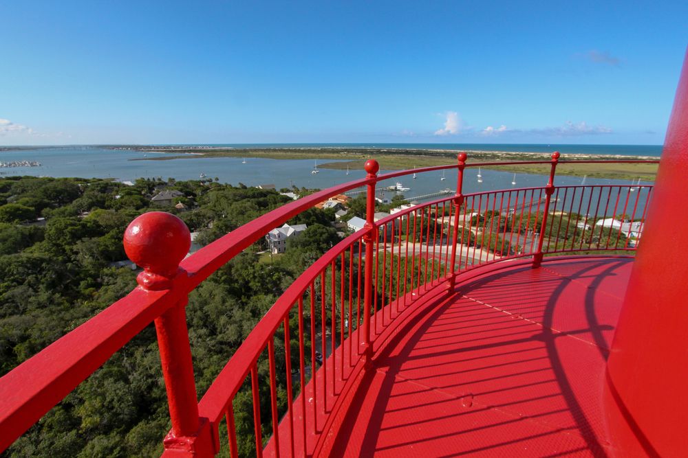 Splendid view from the St. Augustine Lighthouse & Maritime Museum