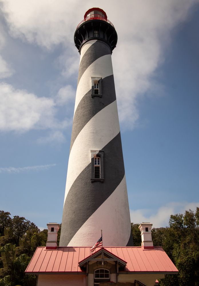 Front view of St. Augustine Lighthouse & Maritime Museum