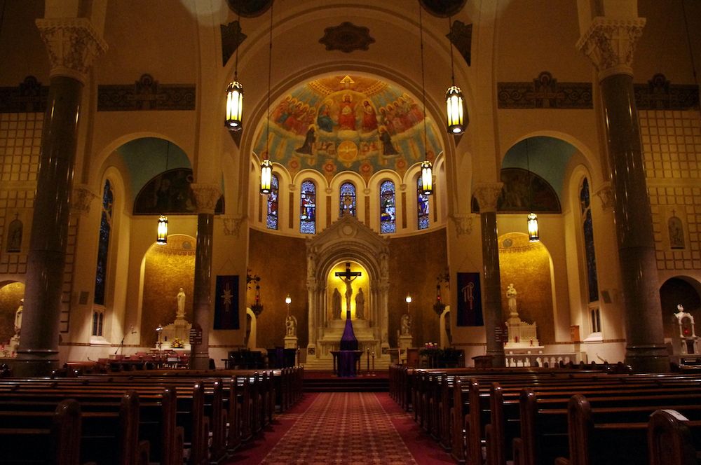 Interior of St. Benedict Catholic Church